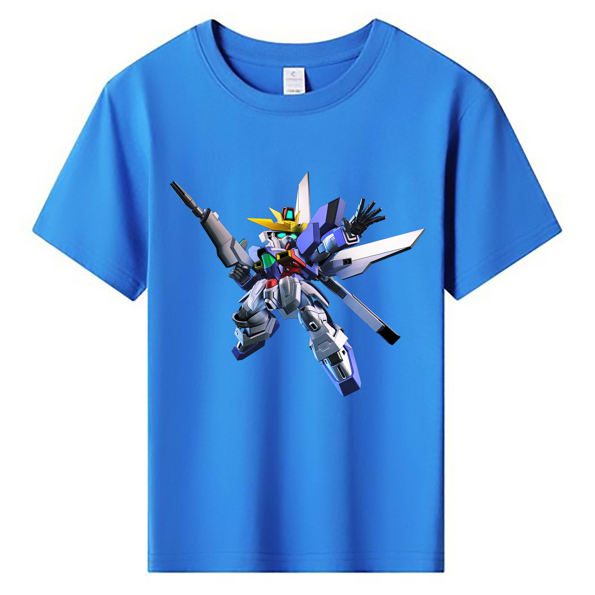 （画像用） 機動戦士ガンダム Mobile Suit Gundam 綿100％キッズTシャツ（フロントプリント）